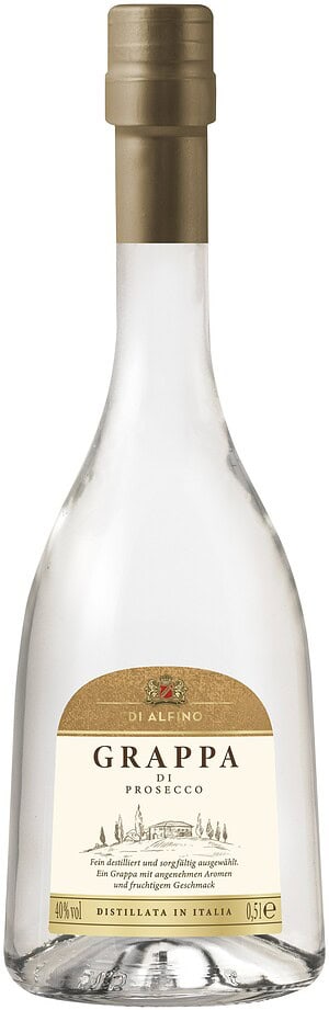 Di Alfino Grappa Di Prosecco 40% 0,5 l