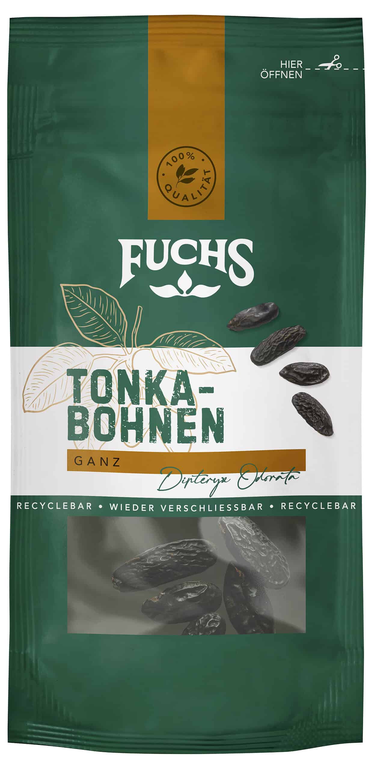 Fuchs Tonkabohnen ganz 5 Stück (10 g)