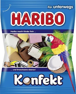 Haribo Konfekt 24 × 100 g (2,4 kg)