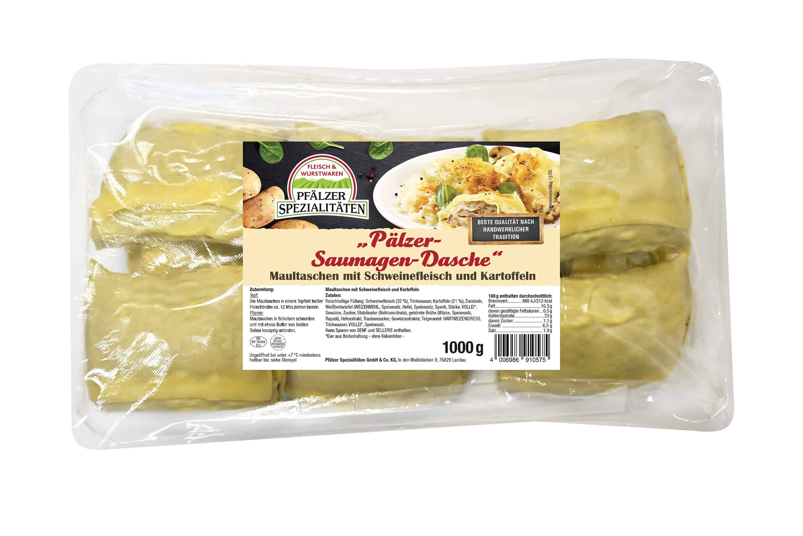 Pfälzer Spezialitäten Saumagen-Dasche 10 x 100g