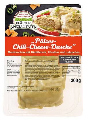 Pfälzer Spezialitäten Chili-Cheese-Dasche 4 × 75 g