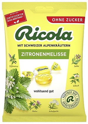 Ricola Zitronenmelisse ohne Zucker 75 g