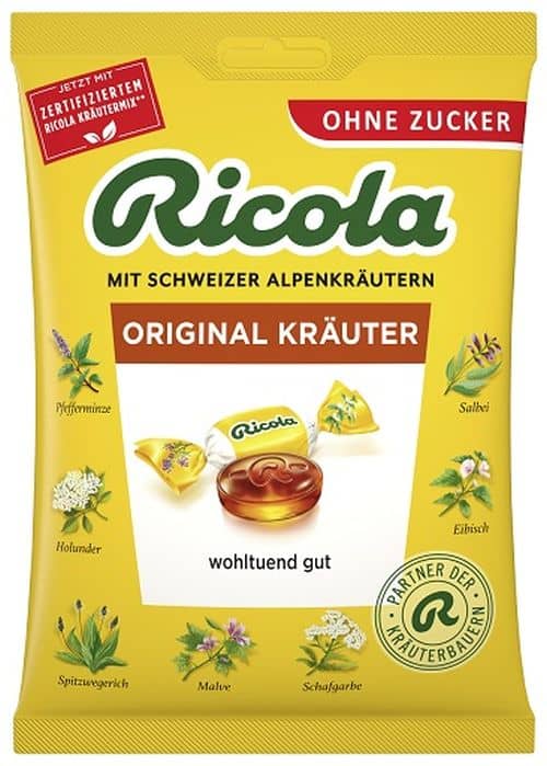 Ricola Kräuter Original ohne Zucker 75 g