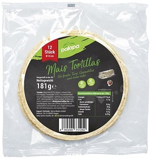Palapa Maistortillas 14 cm 12 Stück (181 g)