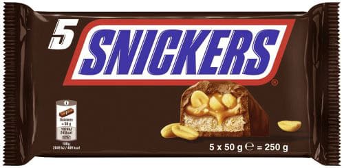 Snickers 5er Pack 250 g
