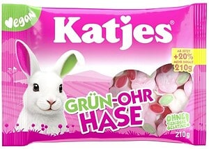 Katjes Grün-Ohr Hase 210 g