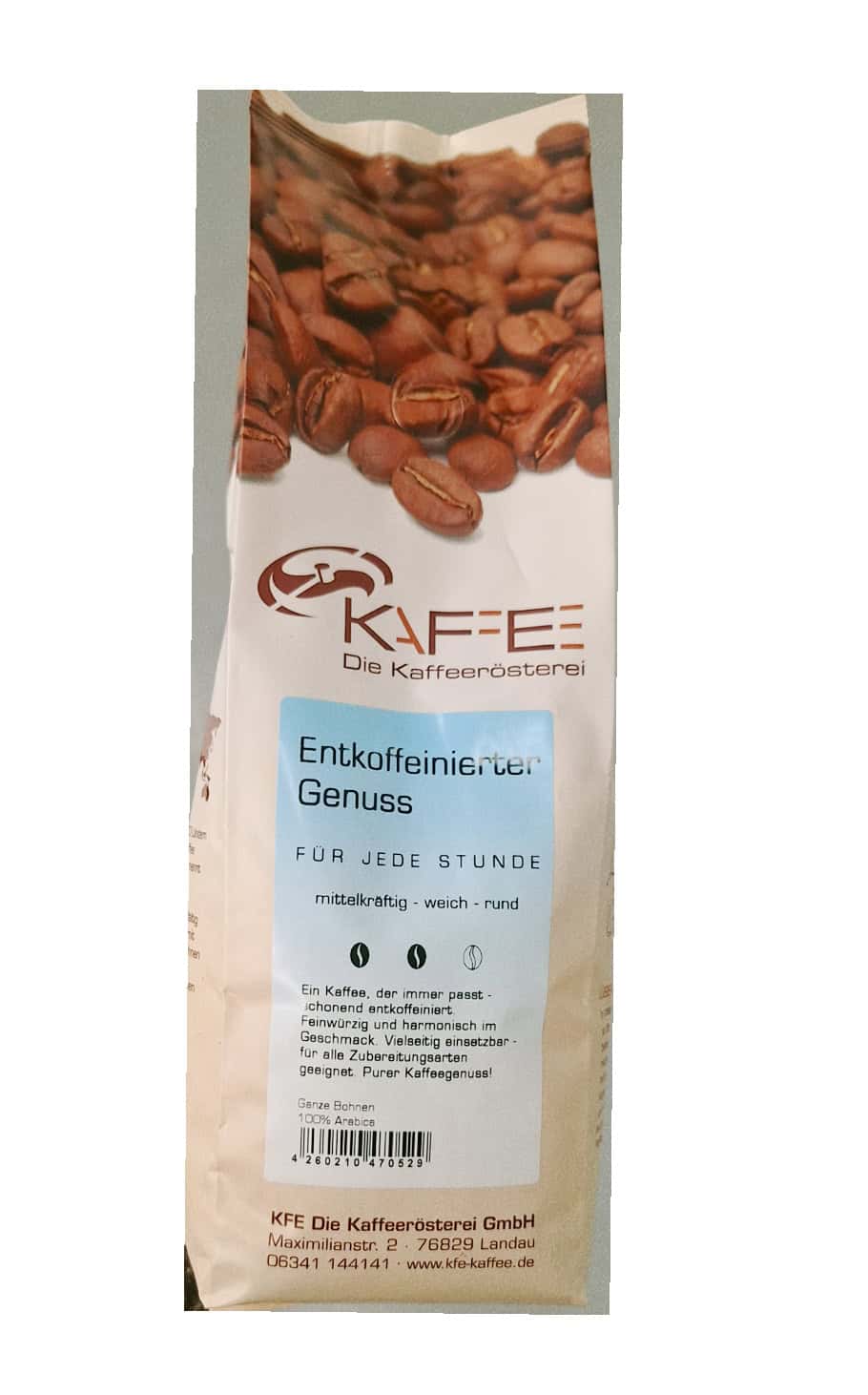 KFE Entkoffeinierter Genuss Kaffee 500 g