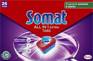 Somat All in 1 Extra Spülmaschinentabs 26 Tabs (431,6 g)