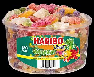 Haribo Saurier ca. 150 Stück (1,35 Kg)
