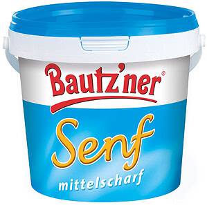 Bautz’ner Senf mittelscharf (1 L im Eimer)