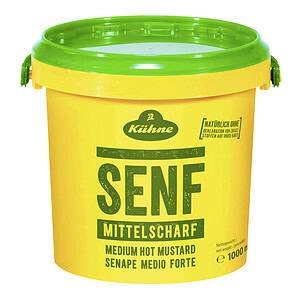 Kühne Senf würzig-pikant (1 kg im Eimer)