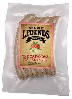 Wild West Legends Bratwurst "Italien Style" 4 x 85 g