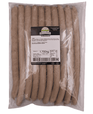 Pfälzer Spezialitäten Grillbratwurst Halber Meter 10 x ca. 170 g