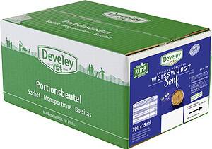 Develey Original Münchner Weißwurstsenf süß 200 x 15 ml (3L)