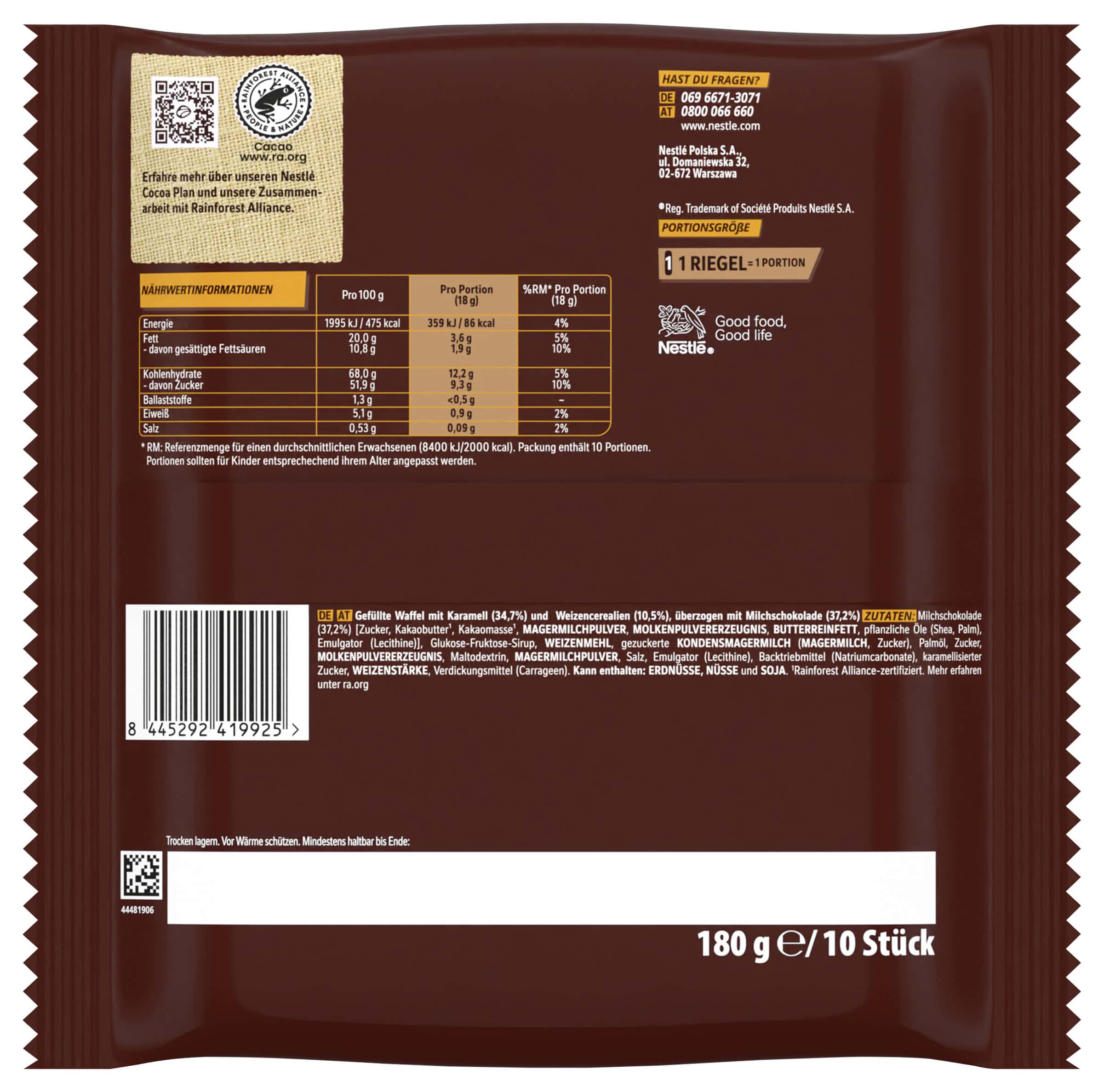 Nestle Lion Mini 180 g (10 Stück) – Bild 2