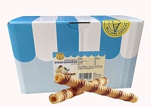 Biscate Streifen Hippen 120 mm ca. 200 x 3,2 g (640 g)