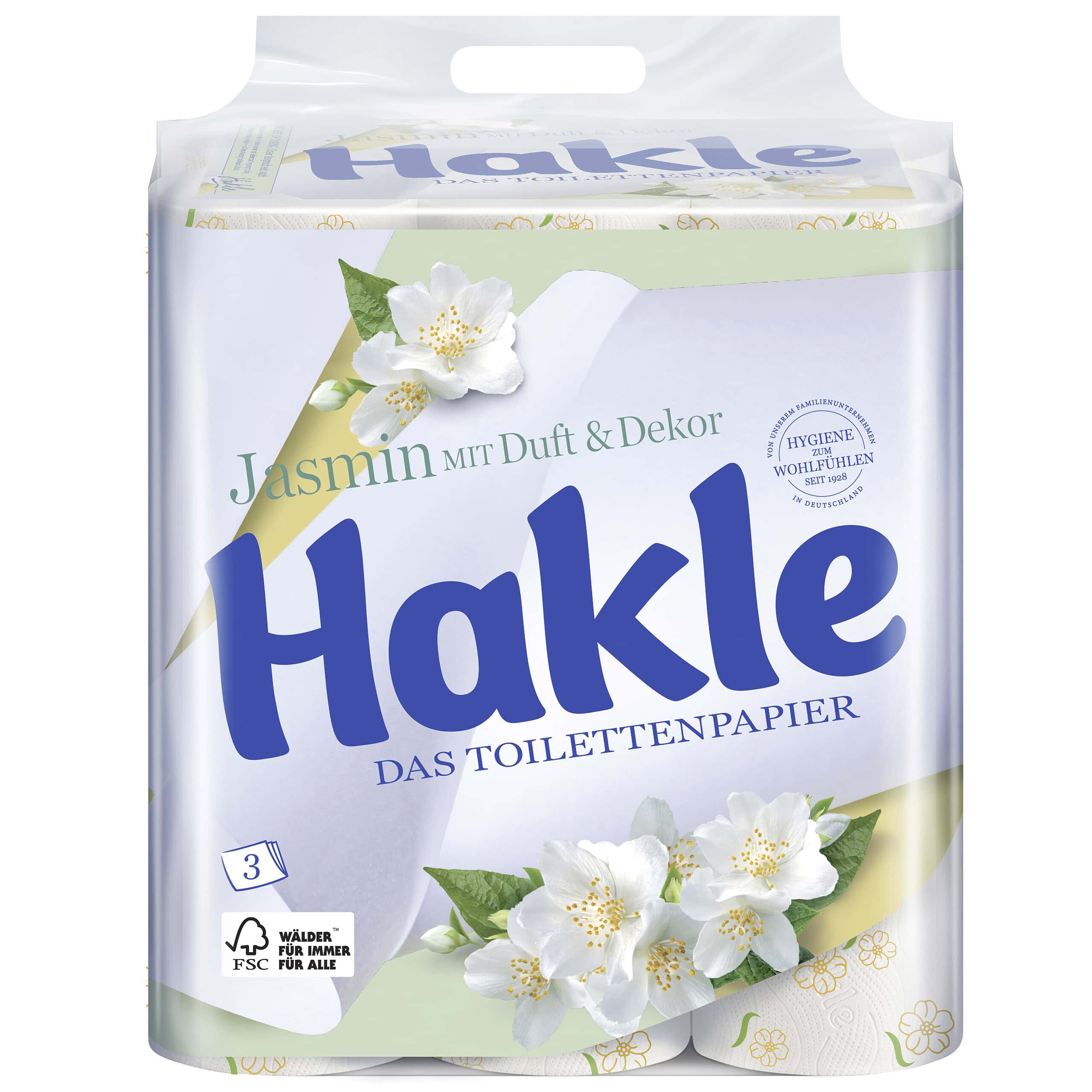 Hakle Toilettenpapier Jasmin 3-lagig 24 Rollen