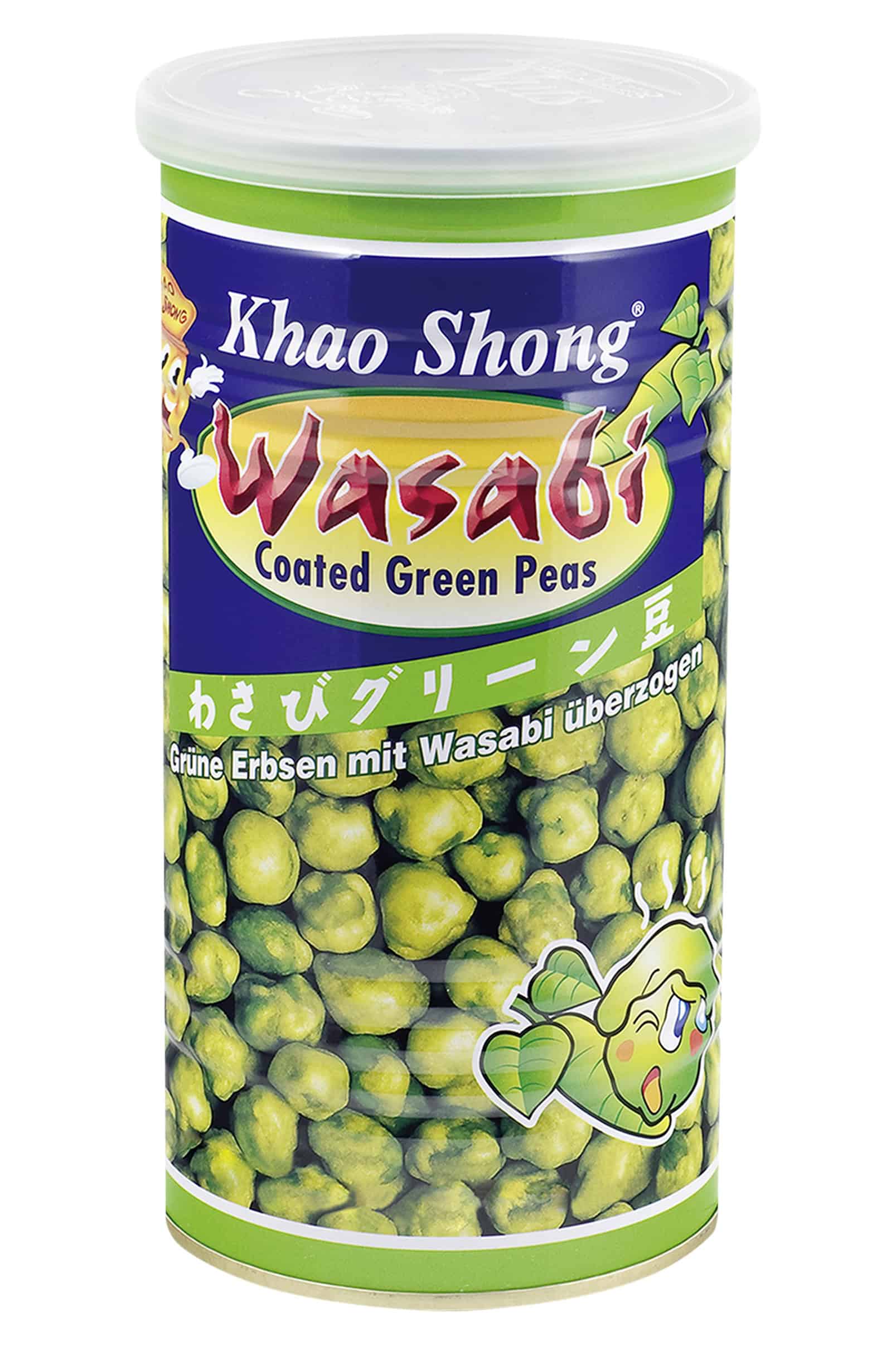 Khao Shong grüne Erbsen Wasabi 280g