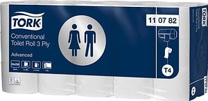 Tork Advanced extra weiches Toilettenpapier Kleinrolle T4 30 x 250 Blatt