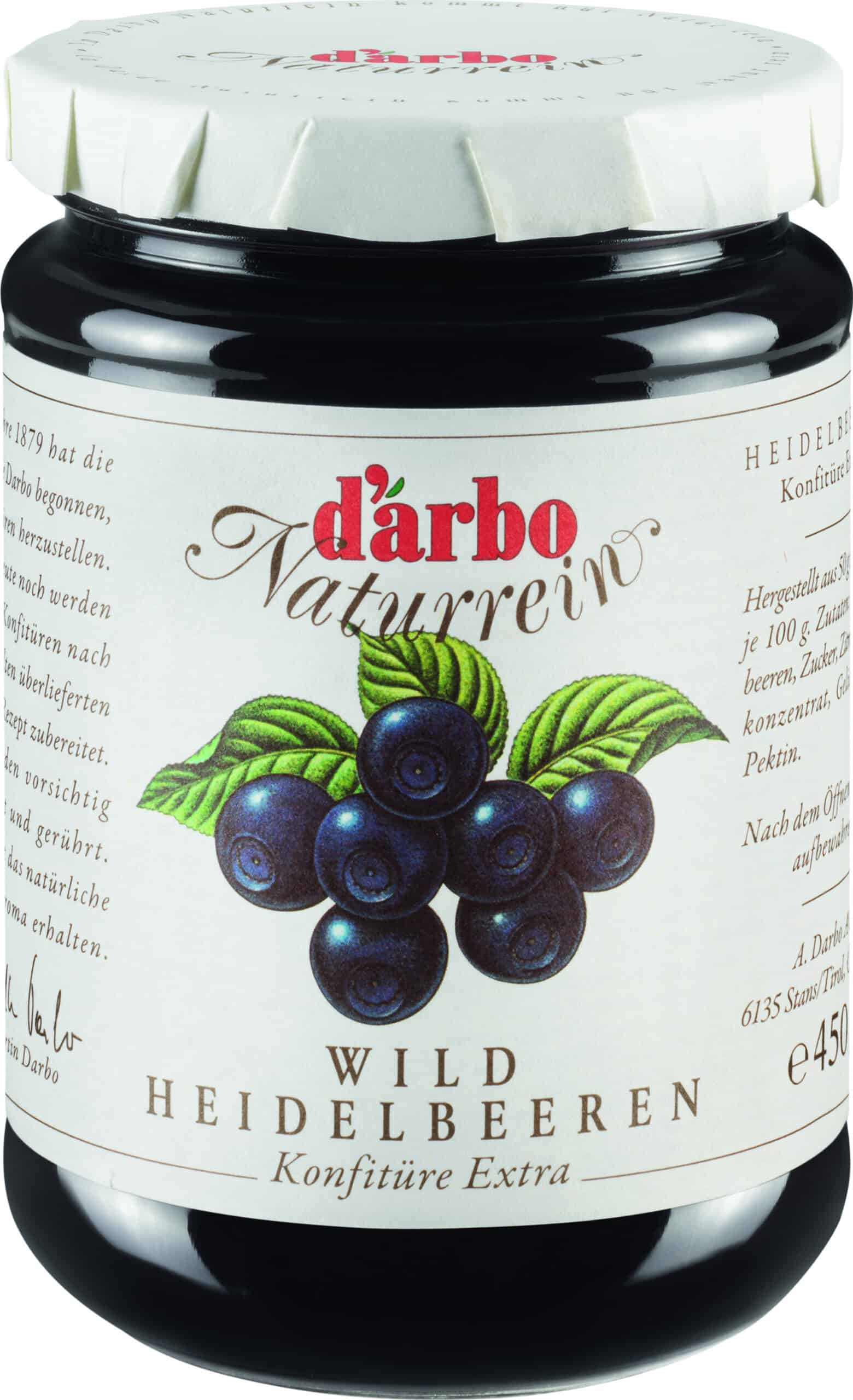 Darbo Extra Konfitüre Heidelbeere (450 g)
