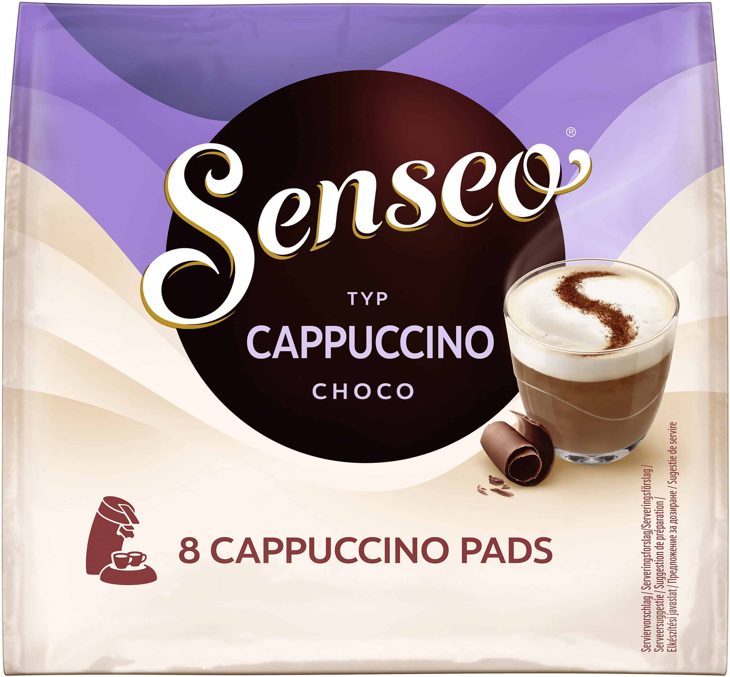 Senseo Cappuccino Choco Pads 8 Stück (92 g)
