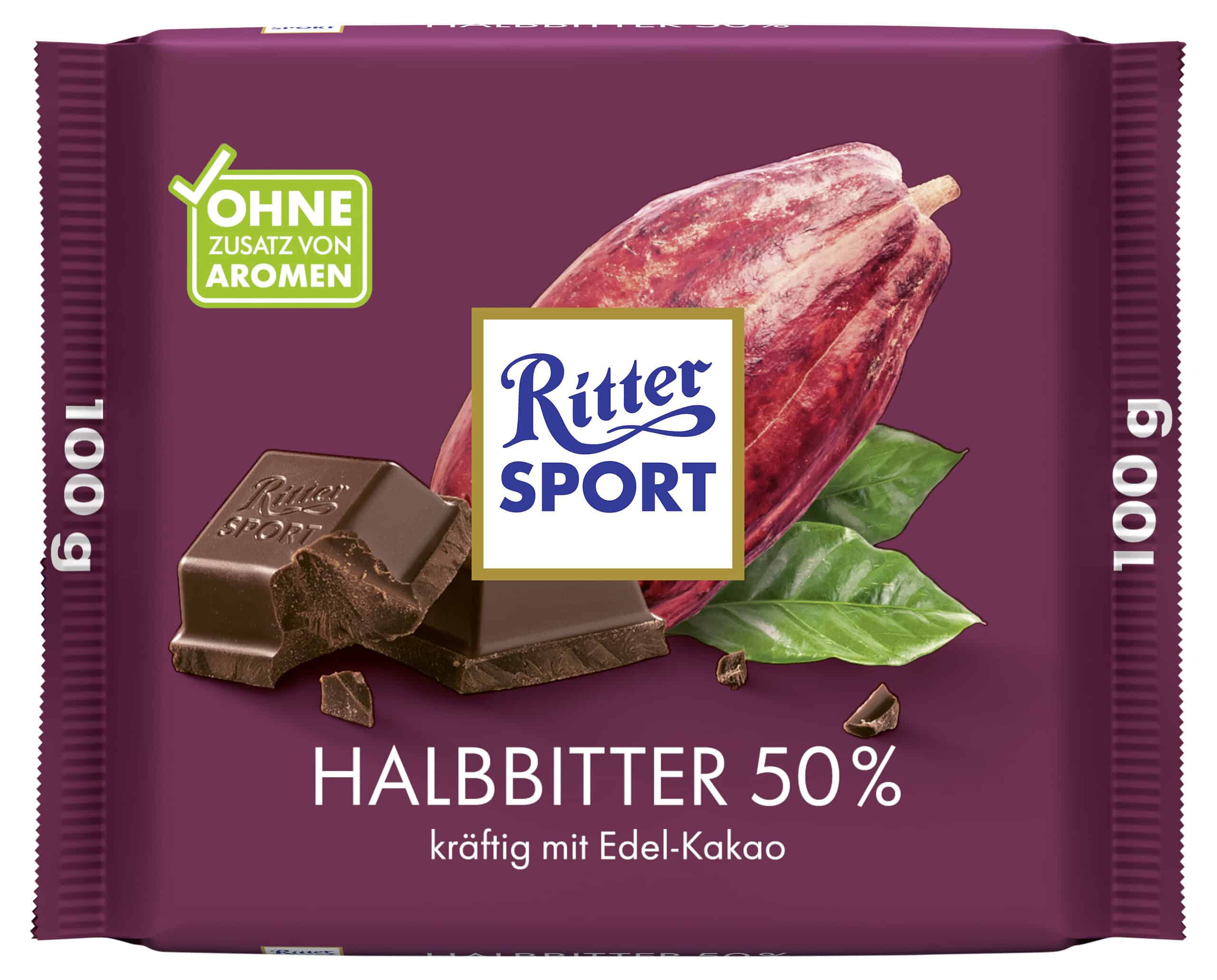 Ritter Sport Halbbitter Tafel (100 g)