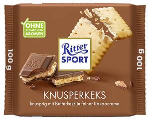 Ritter Sport Knusperkeks Tafel (100 g)