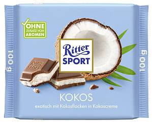 Ritter Sport Kokos Tafel (100 g)