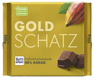 Ritter Sport Goldschatz Tafel (250 g)