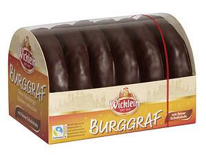 Wicklein Feine Nürnberger Burggraf Lebkuchen schokoliert (200 g)