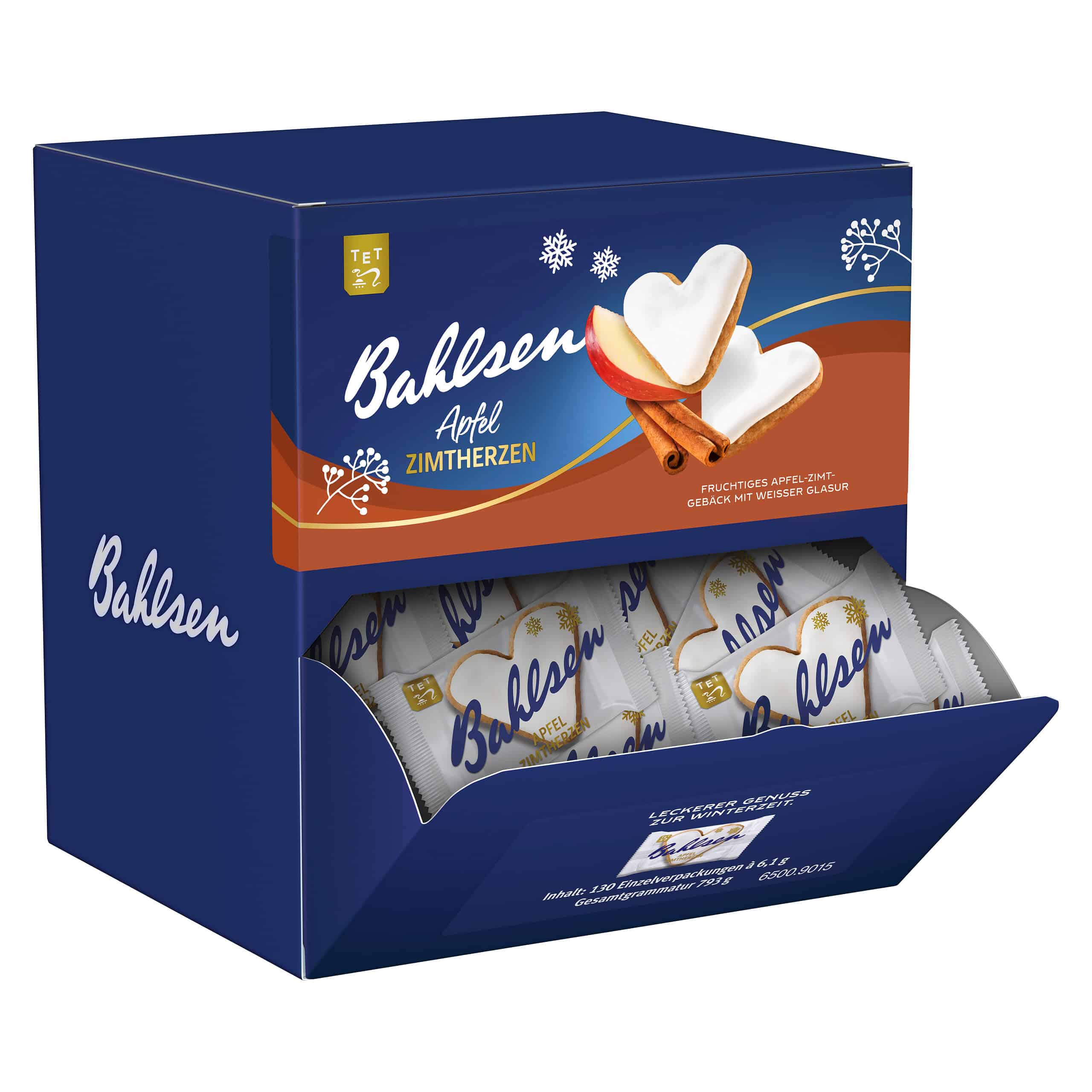 Bahlsen Apfel-Zimt-Herzen ca. 130 Stück / 793 g