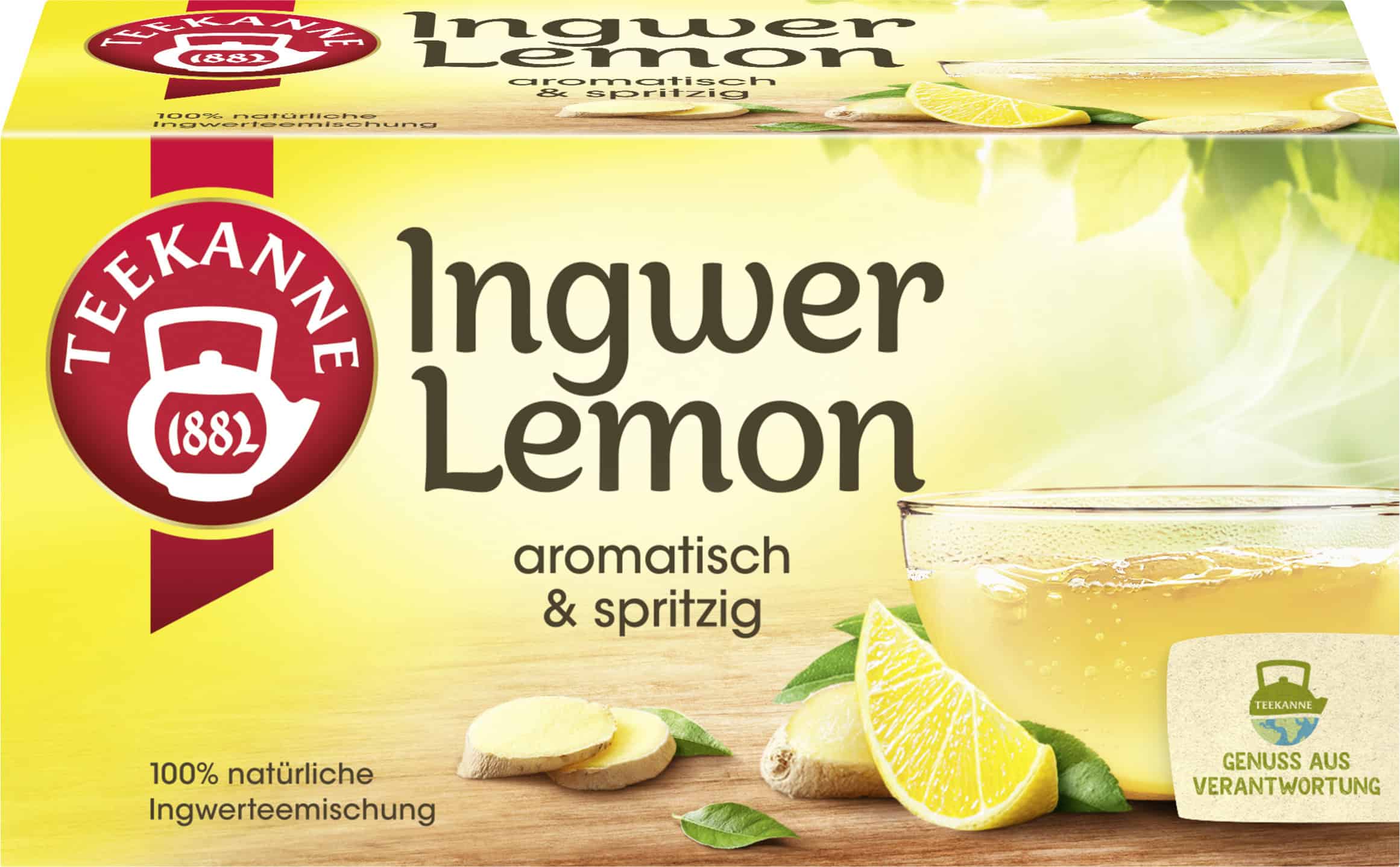 Teekanne Ingwer Lemon (20 Teebeutel, 35 g)