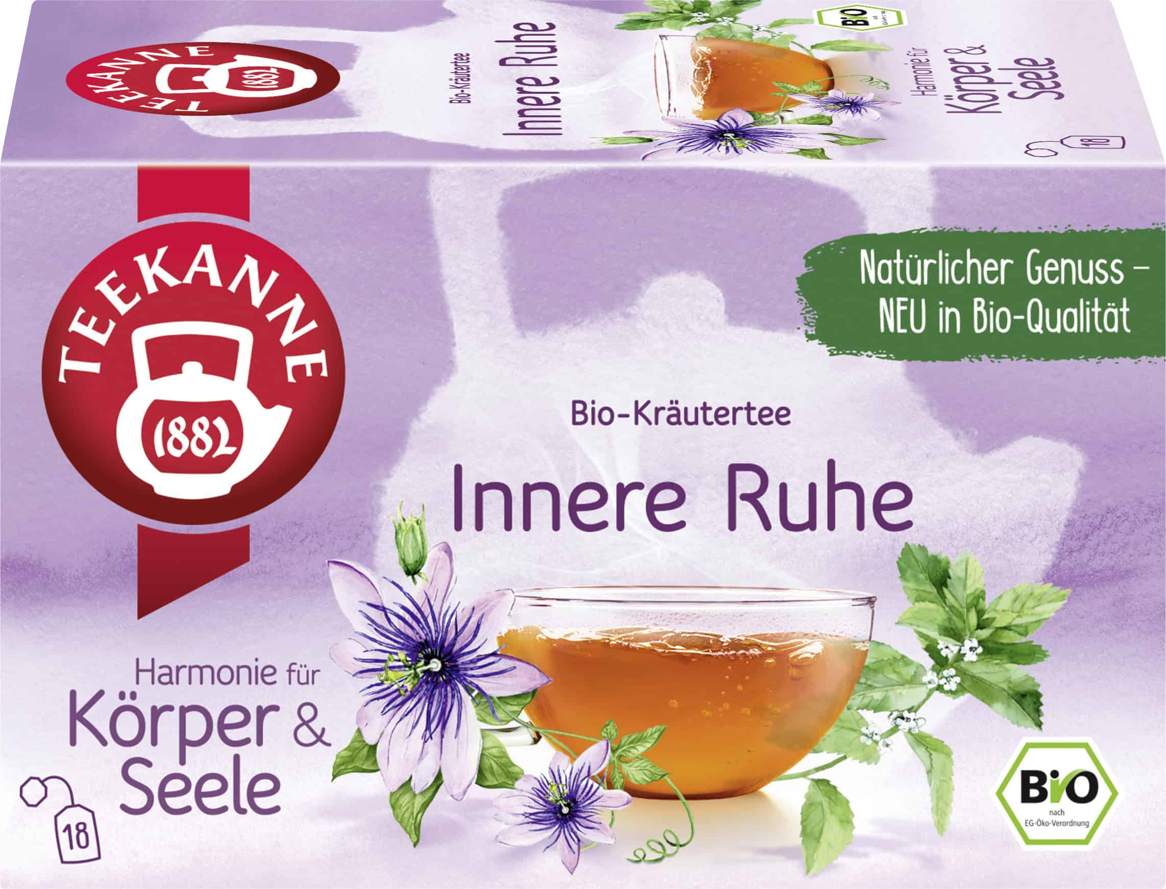 Teekanne Bio Innere Ruhe (18 Teebeutel, 36 g)