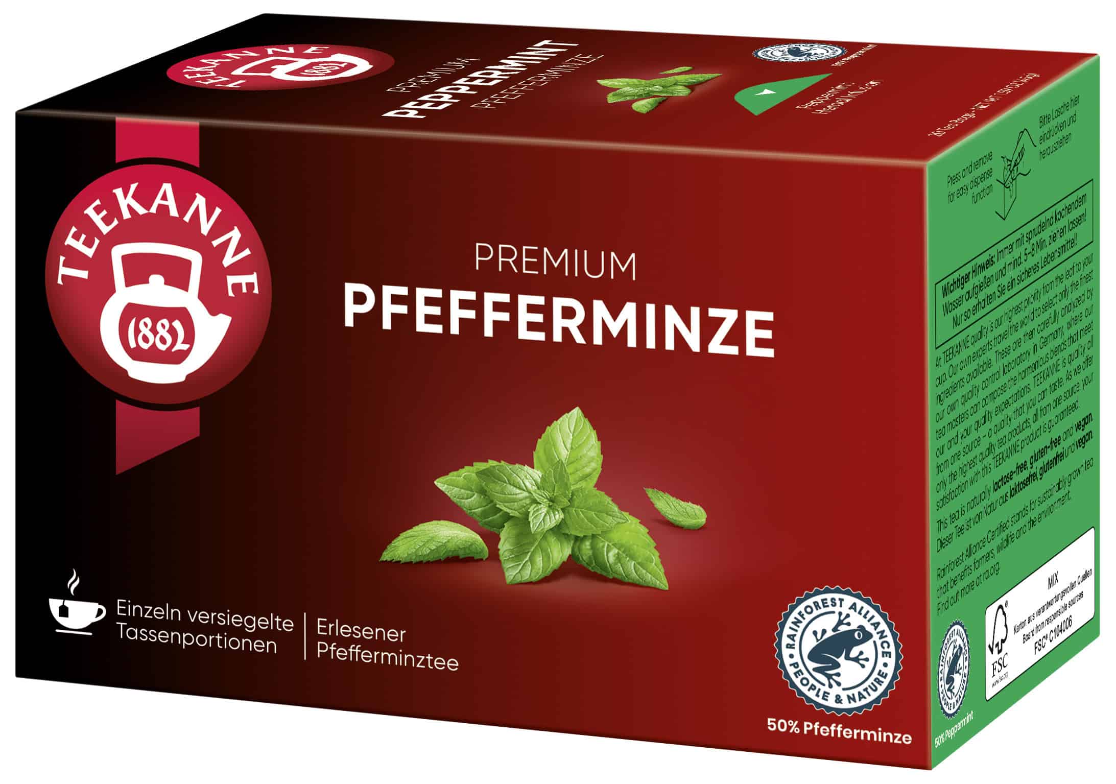 Teekanne Gastro Pfefferminz Auslese (20 Teebeutel, 45 g)