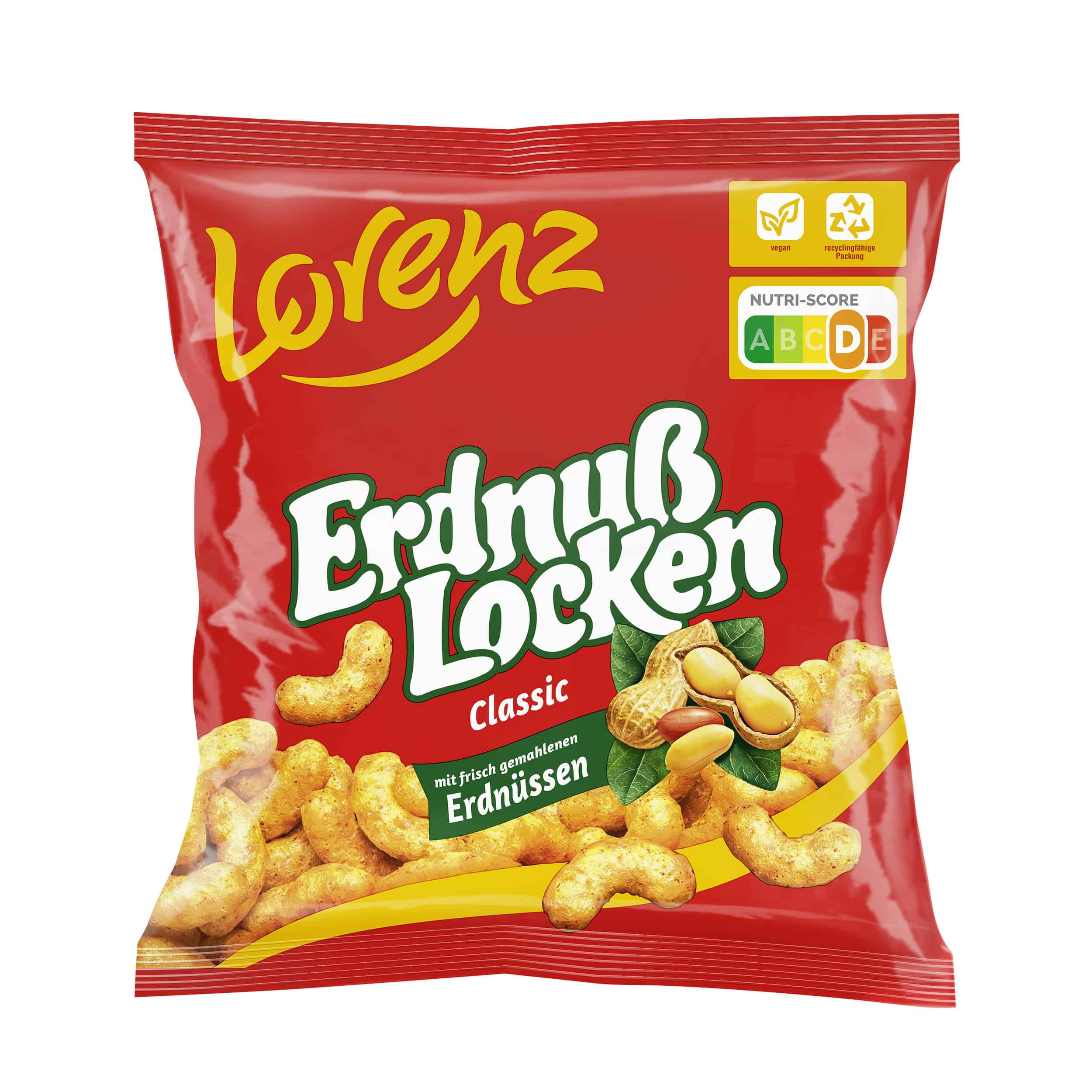 Lorenz Erdnuss Locken Classic 20 Kleinbeutel je 30g (600 g)