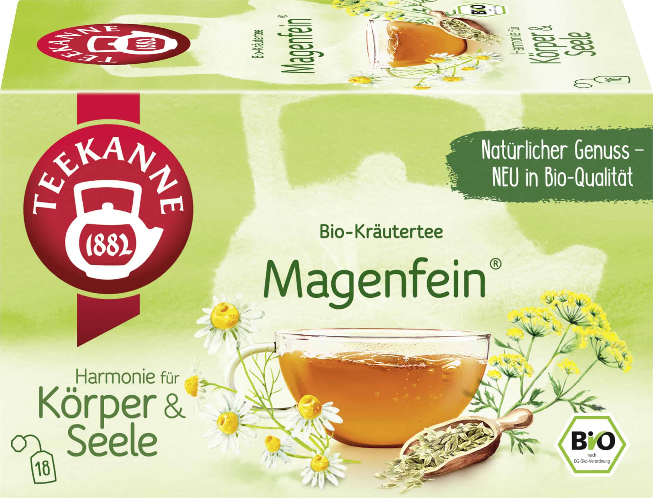 Teekanne Bio Magenfein (18 Teebeutel, 36 g)