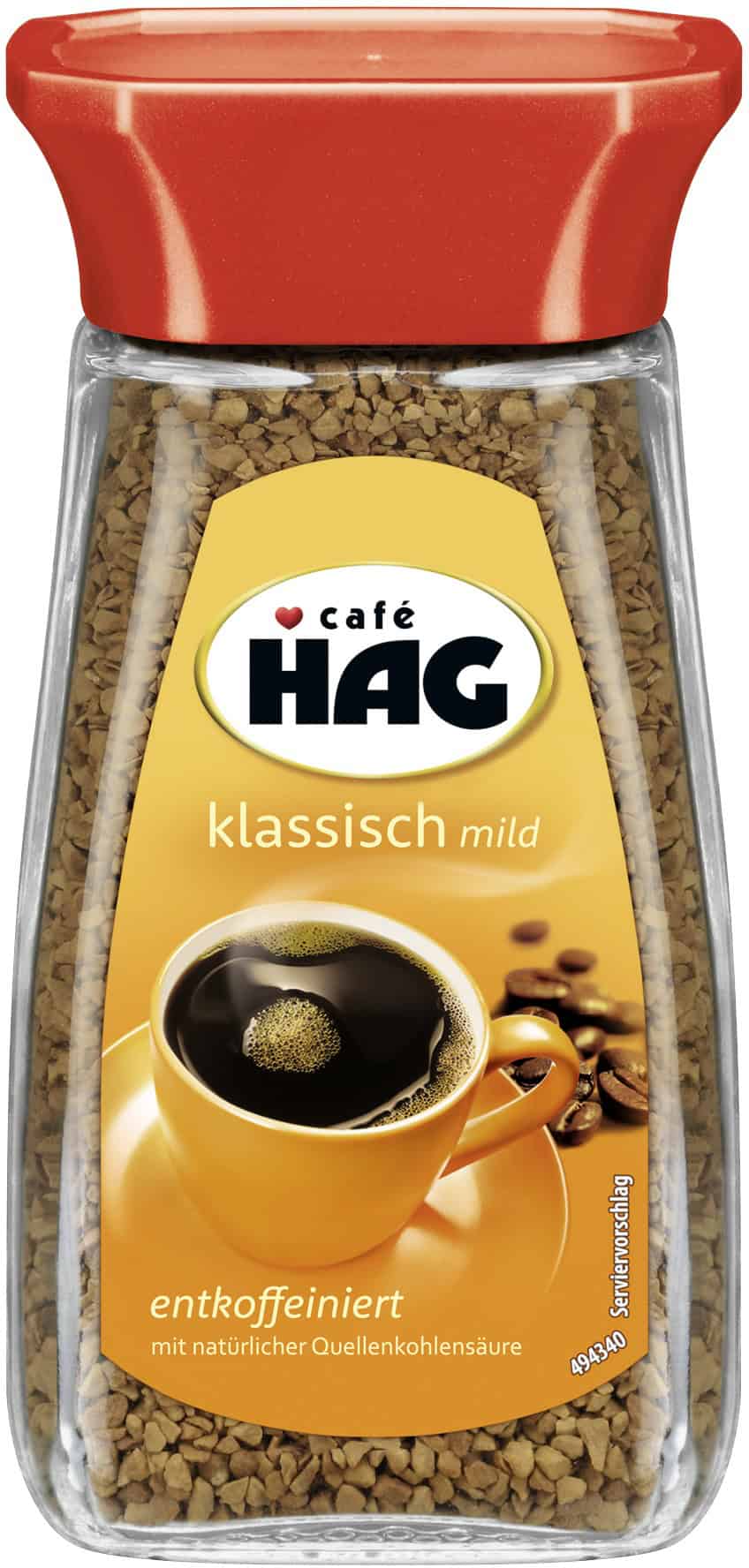 Kaffee HAG Klassisch Mild Entkoffeiniert (100 g )