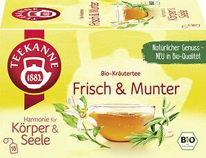 Teekanne Bio Frisch & Munter (18 Teebeutel, 36 g)
