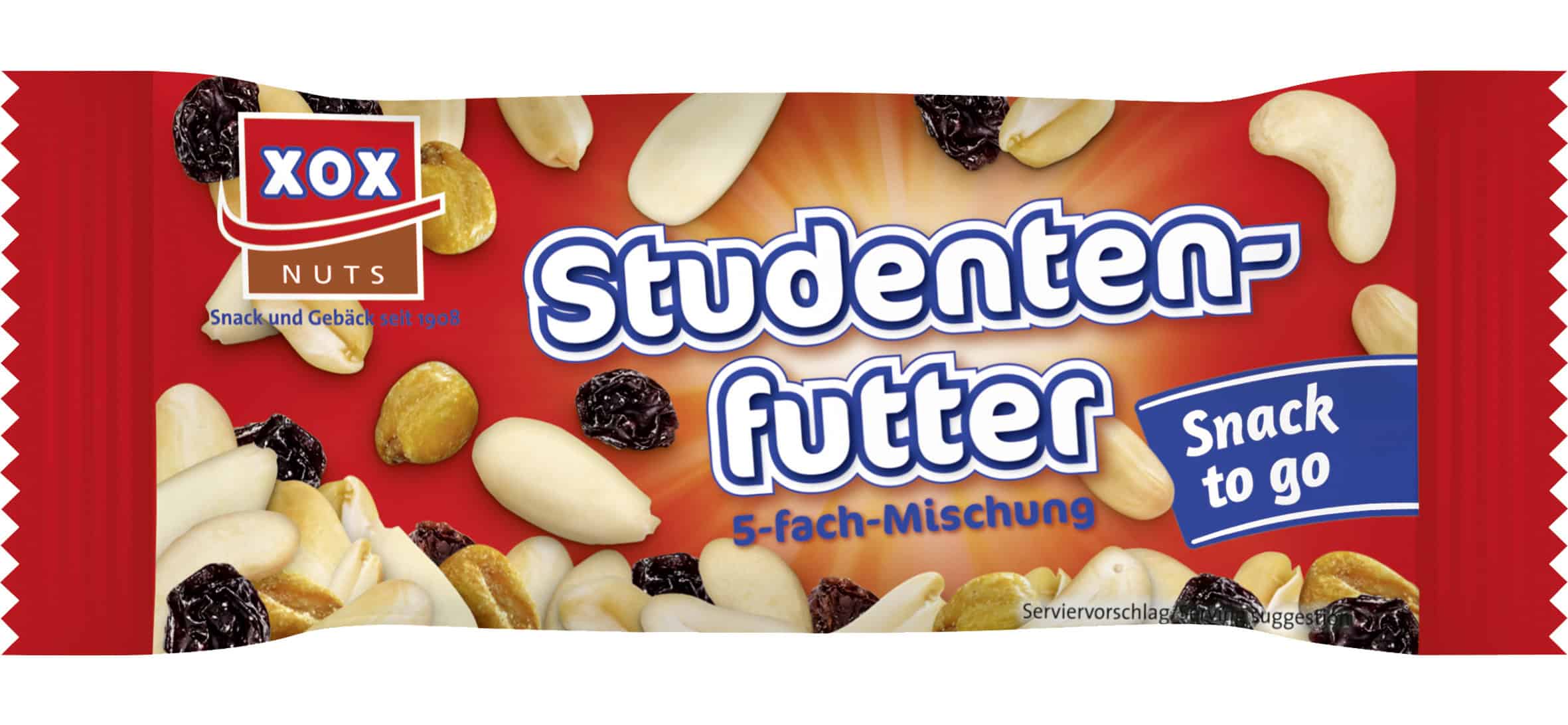 XOX Studentenfutter 20 × 50 g