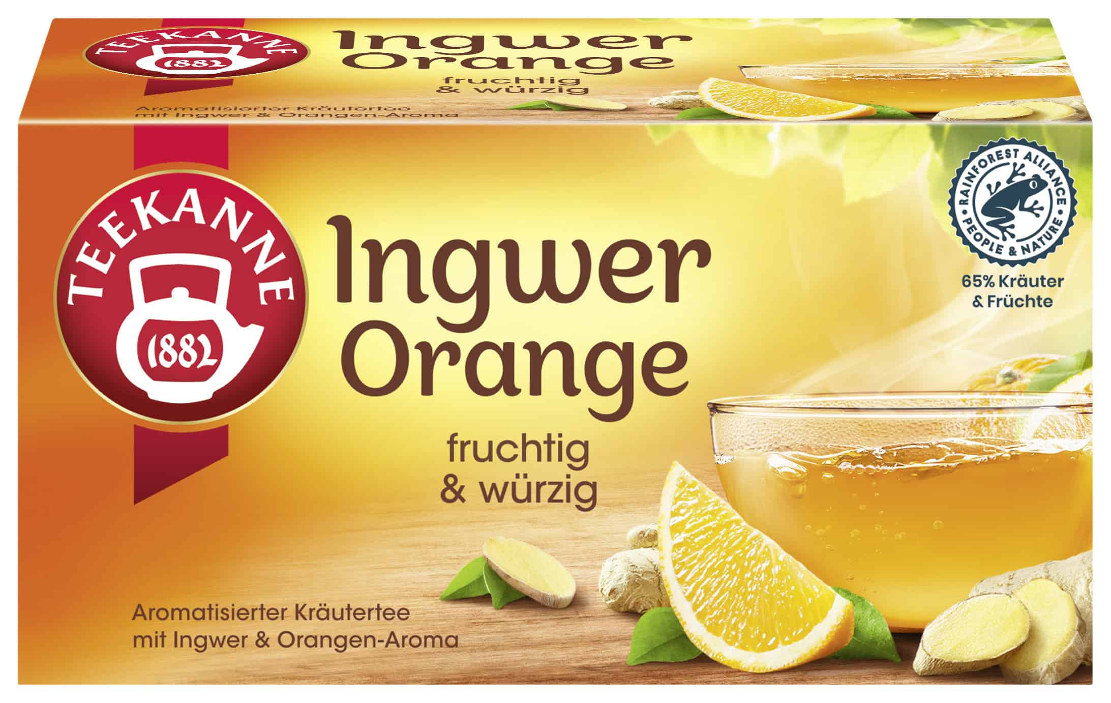 Teekanne Ingwer Orange (18 Teebeutel, 32,4 g)