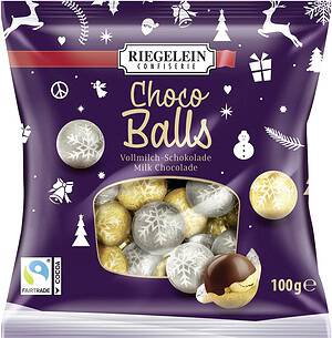 Riegelein Choco Balls massive Schokokugeln (100 g)