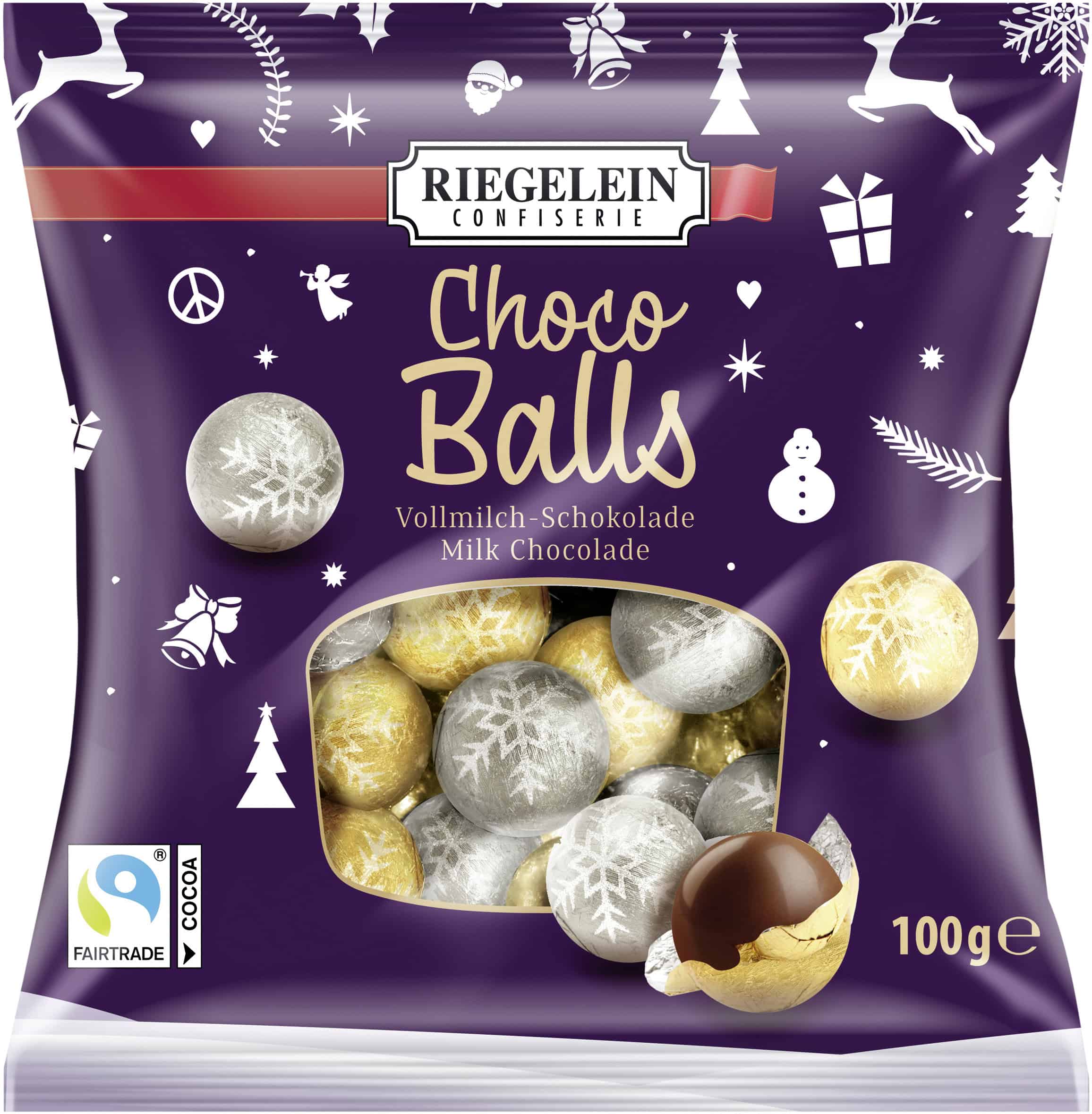 Riegelein Choco Balls massive Schokokugeln (100 g)
