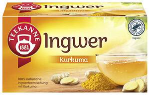 Teekanne Ingwer Kurkuma (18 Teebeutel, 32,4 g)