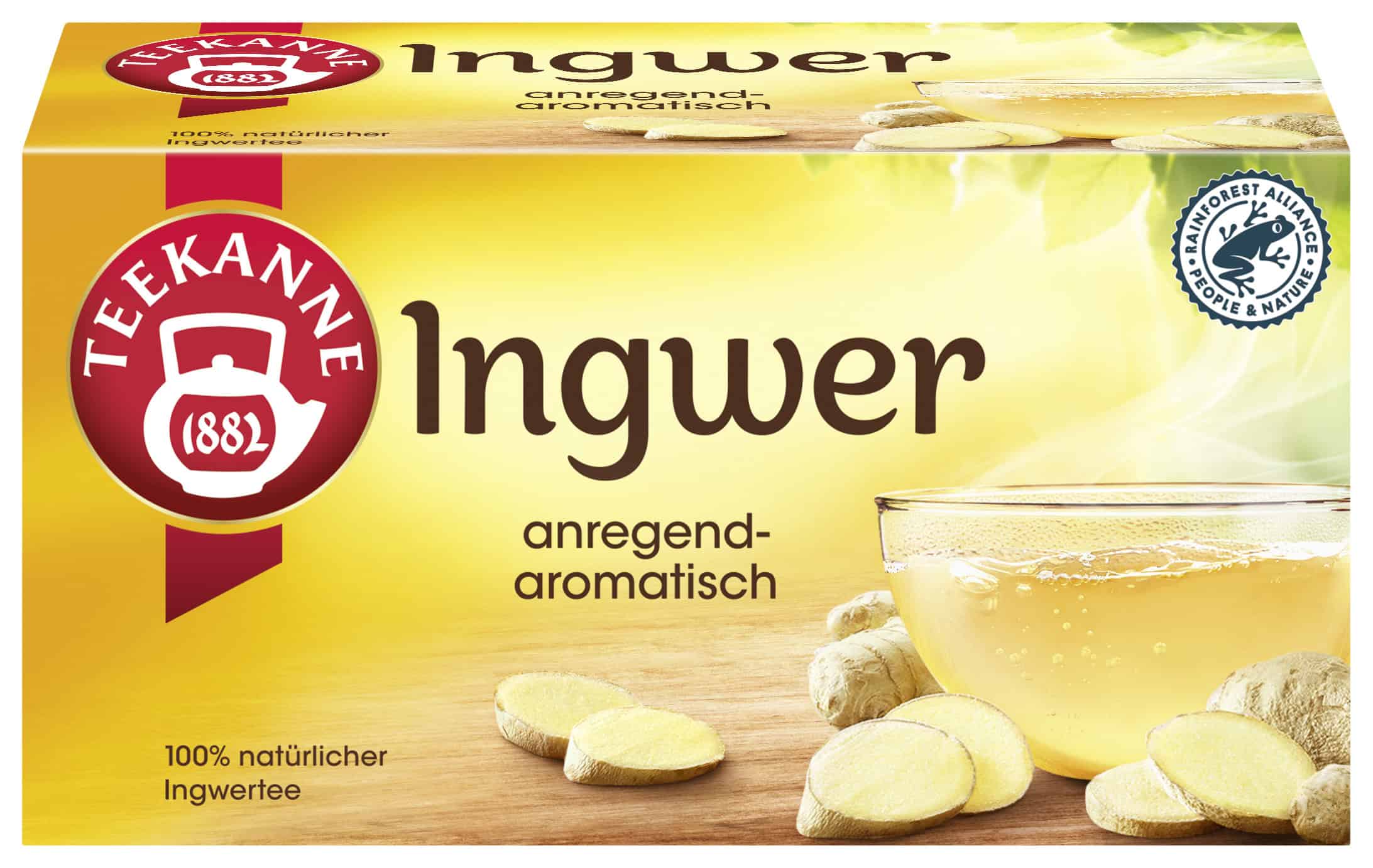Teekanne Ingwer Tee (18 Teebeutel, 36 g)