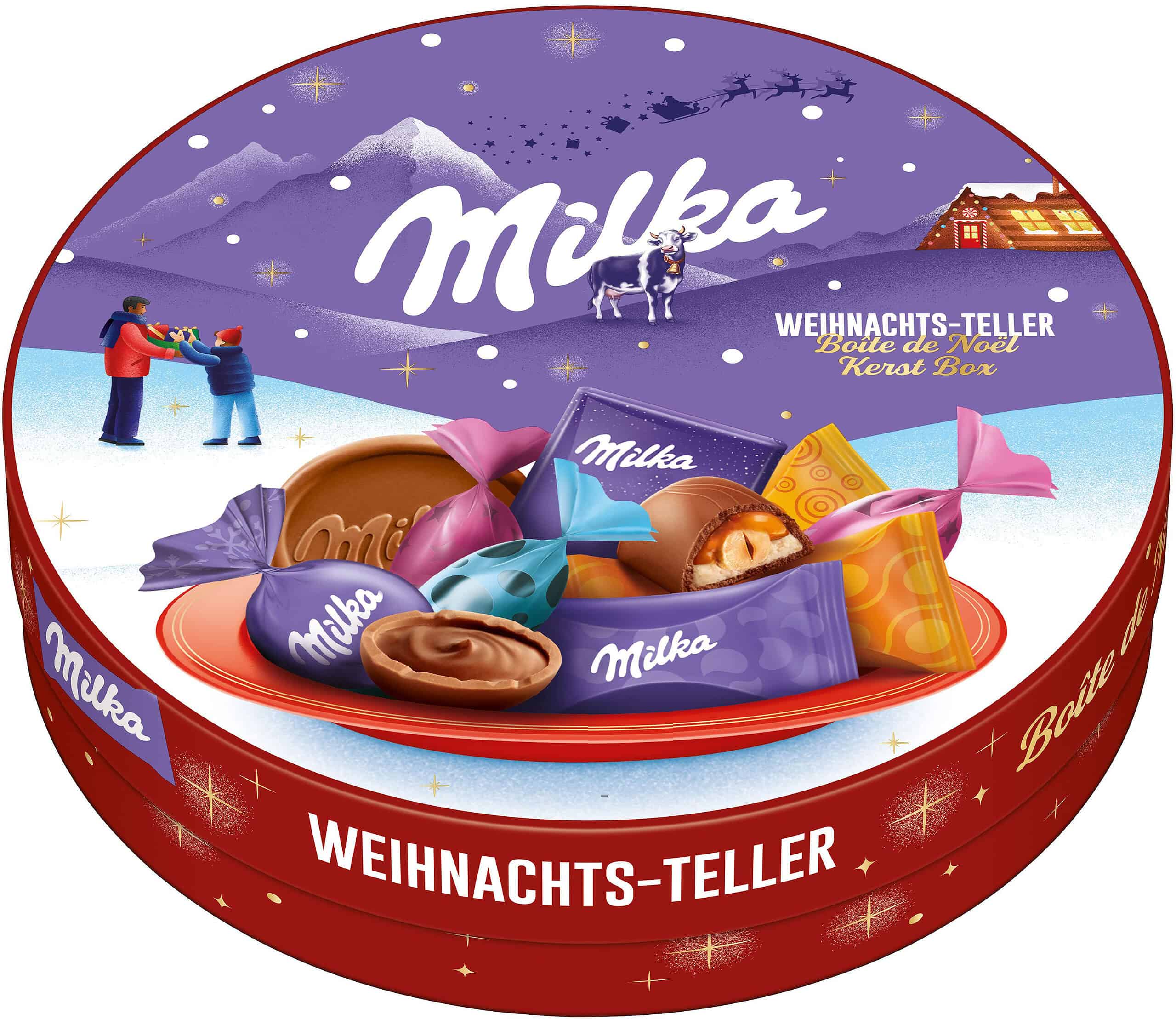Milka Weihnachtsteller 19 Stück 195 g