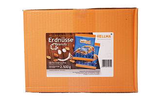 HELLMA Erdnüsse 100 × 25 g ( 2,5 kg)