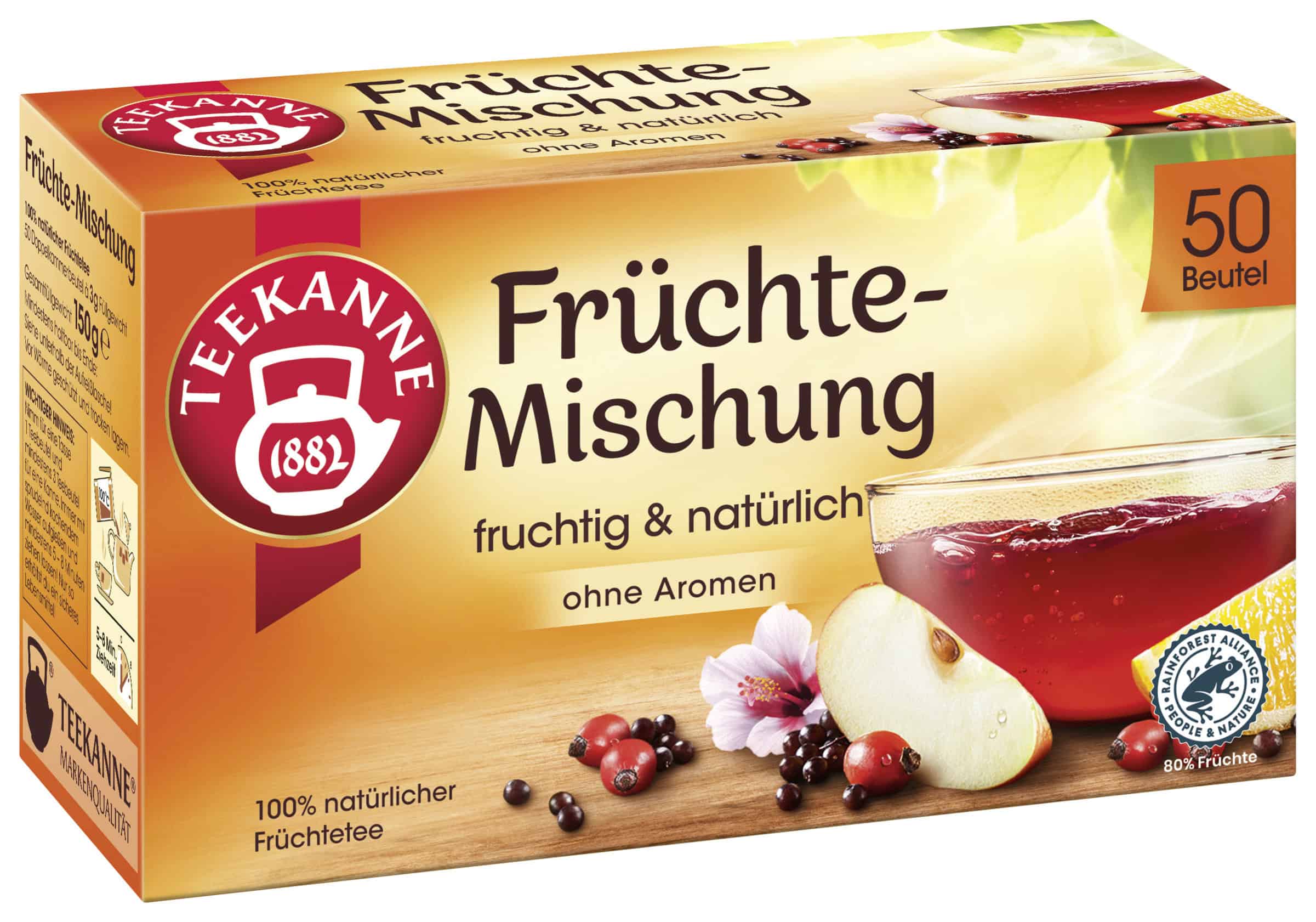 TEEKANNE Früchtemischung 50 Beutel – 150 g
